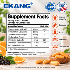 Complément Alimentaire Coenzyme Q10 100mg Marque Privée Fabriqué aux États-Unis 120 Capsules Soutien Bien-être - Product Image 2