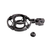 Supports anti-choc en plastique noir XTUGA FZJ01 pour studio d'enregistrement, pour diffusion en direct, support de micro pour ordinateur