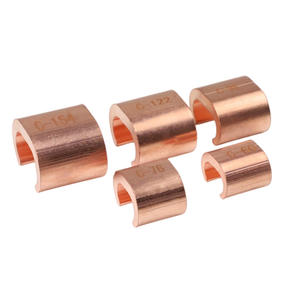 Borne de raccordement à sertir en cuivre CCT <span class=keywords><strong>avec</strong></span> placage étain/nickel, homologuée 1000V - Product Image 4