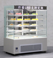 Vitrine réfrigérée pour gâteaux, destinée aux restaurants commerciaux.