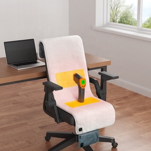 ANJUNY ผ้าห่มไฟฟ้าแบบชาร์จไฟได้ USB, ผ้าห่มไฟฟ้าสำหรับใช้ในรถบ้านสำนักงานคอหลังช่วยบรรเทาอาการปวดที่บ้านสำนักงาน - Product Image 3