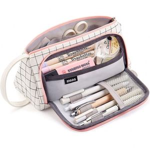 Estuche de Lápices de Lona Personalizado al por Mayor de Fábrica, Bolsas Escolares de Gran Capacidad para Niños, Uso Diario - Product Image 6