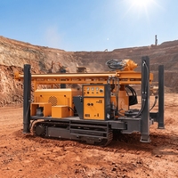 Foreuse automatique pour puits d'eau, machine de forage de 350 m de profondeur, machine de forage de puits artésien pour roche dure de montagne, avec service après-vente