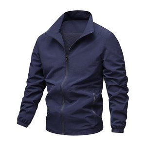 Logo personalizzato autunno Nylon abbigliamento da lavoro escursionismo traspirante antivento impermeabile esterno Softshell <span class=keywords><strong>senza</strong></span> <span class=keywords><strong>cappuccio</strong></span> giacche da <span class=keywords><strong>uomo</strong></span> - Product Image 4