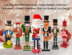 Cascanueces de Madera Artesanal Festivo, Muñeco de Casa de Jengibre para Decoración del Hogar, Regalos de Navidad - Product Image 3