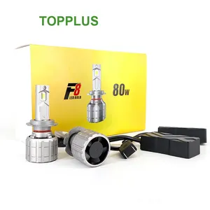 2023 Canbus F8 80W H4 H7 H11 9005 9006 Led Koplamp Auto Led Rijverlichting