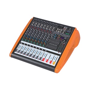 Série <span class=keywords><strong>GT</strong></span> 700W, mixeur audio haute puissance <span class=keywords><strong>2</strong></span> canaux, 99 effets numériques, 1AUX, <span class=keywords><strong>2</strong></span> groupes, panneau latéral rouge, 700W, XUNGUAN - Product Image 3
