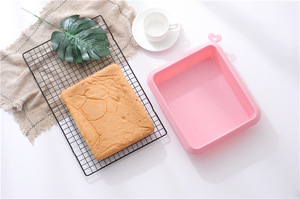 Heat Resistant Reusable Eco-Friendly Bread <b>Cake</b> <b>Mold</b> Non Stick 100% Silicone Dishes Pans Food Grade Oven Baking Tray - Product Image 5