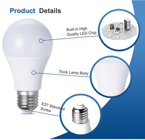Pièces de lampes LED industrielles électriques en gros Chine E27 10W 12W 15W 18W 6500K Fabricant de lampes LED - Product Image 2