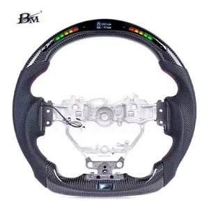 Para Lexus CT-10 2011-up NX-10 GSF-10 IS Series LED brilhante em fibra de carbono esportiva modificada rodas de direção de carro acessórios por BM