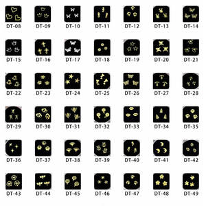 Kit de gemmes dentaires plaqué or 18 carats au meilleur <span class=keywords><strong>prix</strong></span> bijoux dentaires cristaux designs multi-usages hygiène buccale dents vente en gros - Product Image 6