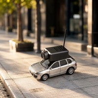 Voiture RC de qualité hobby avec caméra, mini voiture RC 1:64, voiture télécommandée 2,4 GHz, voiture avec caméra WiFi, cadeau pour garçons et enfants
