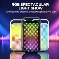 LED RGB pour enceinte, compatible avec le home cinéma, l'extérieur, les soirées karaoké, les ordinateurs et les téléphones portables
