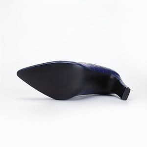 Scarpe Eleganti Xuanhui <span class=keywords><strong>Blu</strong></span> Navy con Punta Affusolata e Tacco Alto a Blocco, Décolleté da Donna per Ufficio e Feste - Product Image 6