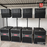 Sistema de Sonido Profesional para Conciertos T.I Pro Audio, Altavoces Line Array de Dos Vías y 10 Pulgadas en Venta