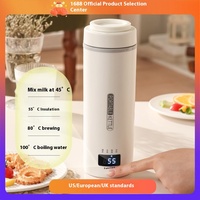 Bouilloire électrique portable intelligente pour une ébullition rapide de l'eau, design moderne, en plastique, pour la maison, les voyages et l'extérieur