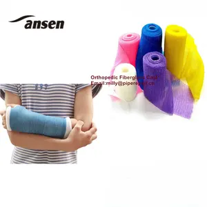 Plester ortopedi serat kaca medis tahan air kualitas tinggi untuk fiksasi fraktur lengan kaki - Product Image 2