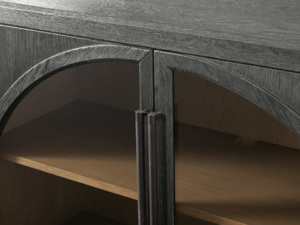 2023 Neues Design Moderne Wohnzimmer möbel Dekorative Glas möbel American Reclaimed Russian Oak Side boar - Product Image 4