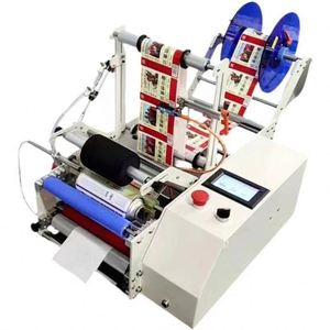 Meilleures ventes : Machine semi-automatique motorisée pour l'étiquetage, le remplissage et le bouchage de bocaux et flacons en BOPP pour bouteilles d'eau, 220V 750W - Product Image 1