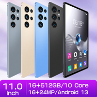 Penjualan Langsung Pabrik Tablet PC S23 11-Inci 16+512GB Deca Core Android 13 Dual Sim Wifi Tablet Hiburan
