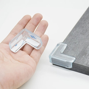 Protezione per angoli a prova di bambino ecologica per la produzione di protezione per bambini da <span class=keywords><strong>tavolo</strong></span> in <span class=keywords><strong>vetro</strong></span> adesivo a forma di L - Product Image 1