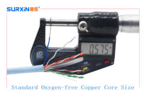 SURXIN Cat6 550MHz <strong>UTP</strong> Ethernet <strong>Cable</strong> 305M Outdoor 4-Pair 8-Core PVC Jacket ETL/CE Certified High Quality - Product Image 6