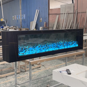 BOWEIYA hogar personalizable 3D simulación fuego chimenea decorativa sala de estar TV gabinete con humidificador integrado - Product Image 2