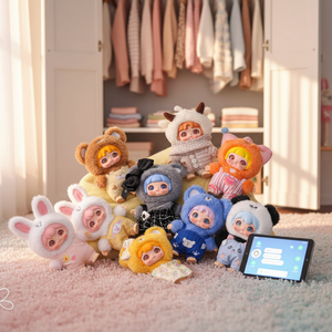 Nuevo Original Xue Fu Rong Rong Closet Ai Caja Sorpresa de Peluche de Vinilo Kawaii, Muñeca de Vestir, Llavero de Peluche, Regalo al por Mayor - Product Image 1