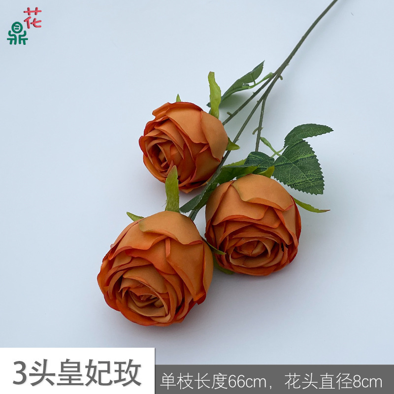 3-headed Princess Rose ZYJ Orange
