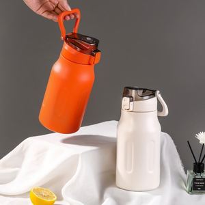 720ml 920ml Stainless Steel Double Wall Water Bottle Wholesale Fitness Large Bullet Vacuum Handle Insulated Opener Graduation - Product Image 5
