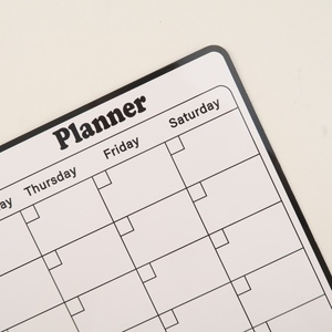 Grand planificateur mensuel magnétique, aimant pour réfrigérateur, planificateur hebdomadaire, planificateur mensuel pour réfrigérateur à effacement à sec, calendrier pour réfrigérateur à effacement à sec - Product Image 5