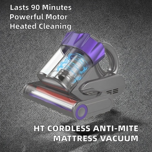 <span class=keywords><strong>Aspirateur</strong></span> chauffant sans fil <span class=keywords><strong>anti</strong></span>-<span class=keywords><strong>acariens</strong></span> pour matelas et lits, moteur sans balais, 70W, autonomie 90 minutes, usage domestique - Product Image 2