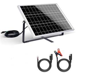 <span class=keywords><strong>Kit</strong></span> de panneaux solaires 50W, chargeur de batterie <span class=keywords><strong>12V</strong></span> prêt à l'emploi, système hors réseau étanche avec contrôleur et câbles pour <span class=keywords><strong>camping</strong></span>-<span class=keywords><strong>car</strong></span>, bateau, abri - Product Image 2