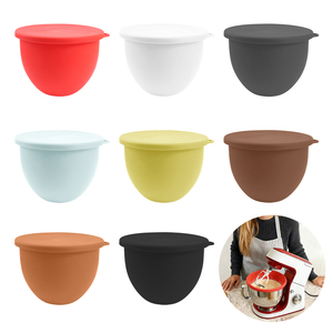 Revestimientos de Silicona Libres de BPA para Batidoras KitchenAid de 5 Cuartos, Aptos para Microondas, Fáciles de Limpiar, Ajuste Perfecto para Cabezales Inclinables, Grosor Reforzado - Product Image 5