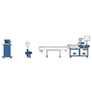 Лабораторный двухшнековый экструдер для гранулирования эластомеров, грануляционная машина для ТПВ - Product Image 6