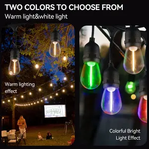 Jardín al aire libre Inastillable LED Medidor Ducha <span class=keywords><strong>Luces</strong></span> de <span class=keywords><strong>lluvia</strong></span> Ducha de meteoritos LED <span class=keywords><strong>Luces</strong></span> de caída de nieve - Product Image 6