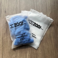 Sac sous vide écologique et recyclable avec fermeture éclair pour l'emballage des vêtements, matériau PE/EVA givré 80/100 microns, logo personnalisé