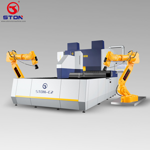 <span class=keywords><strong>CNC</strong></span> uốn máy tấm kim loại Bảng điều chỉnh Bender với robot - Product Image 1