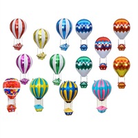 Nouveaux ballons à air chaud 4D, ballons flottants en aluminium, ballons flottants pour mariage, ballons décoratifs pour les fêtes
