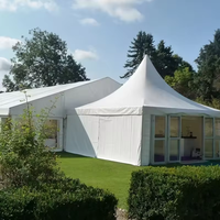 10x40m tentes de mariage pour 200 personnes tentes Camping extérieur étanche Mobile Banquet Hall événements matériel pour la location