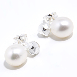 <span class=keywords><strong>Orecchini</strong></span> di gioielleria personalizzati con perle d'argento S925 popolari per le donne - Product Image 1