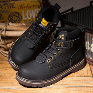 Wholesale British Style High Top Fashion Flat Non-Slip Sole Outdoor Safety Hiking Martin <b>Boots</b> - Product Image 3