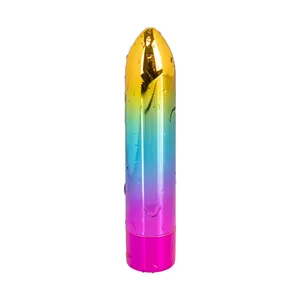 Vibrador de arcoíris bullet, huevo de amor, estimulación, masaje, punto G