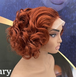 Hot Bán 12A Siêu Đôi Rút Ra Nguyên Brazil Tóc Giả Tóc Bob Loose Bouncy 5*5 Ren Tóc Giả Phụ Nữ Ngắn - Product Image 4