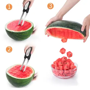 MODELHANDEL 304 Edelstahl sicher Fruchtsalat Melone Schneider Wassermelone Würfel Schneider Schneider