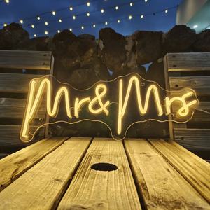 Led חדר תפאורה וואו אותיות ניאון שלטי קיר רכוב 3D תאורת Led ניאון סימן מותאם אישית אקריליק Led פרסום ניאון שילוט - Product Image 2