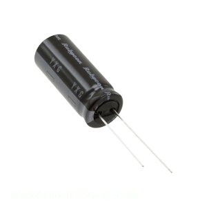 ตัวเก็บประจุแบบ CAP ALUM 680UF 20% 50V RADIAL TH แบบ Through Hole รุ่น 50YXG680MEFCG412.5X30 ความจุ 680 ยูเอฟ - Product Image 1