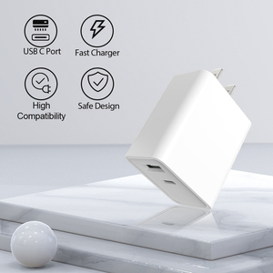 TKT Chargeur Mural Universel <span class=keywords><strong>20W</strong></span> USB-C Charge Rapide PD <span class=keywords><strong>Adaptateur</strong></span> <span class=keywords><strong>Secteur</strong></span> US pour Téléphones Mobiles Intelligents Appareils Écouteurs Caméras - Product Image 4