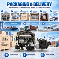 Ensemble moteur SCDC ISUZUU 4JB1T turbocompressé 63 kW 2,8 L 3600 tr/min 12 V 80 A avec boîte de vitesses manuelle à 5 rapports pour camionnette légère