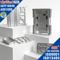 Pièces usinées CNC, boîtier en aluminium, couvercle de refroidissement, cadre de boîtier, amplificateur, service CNC personnalisé, plaque de base en aluminium